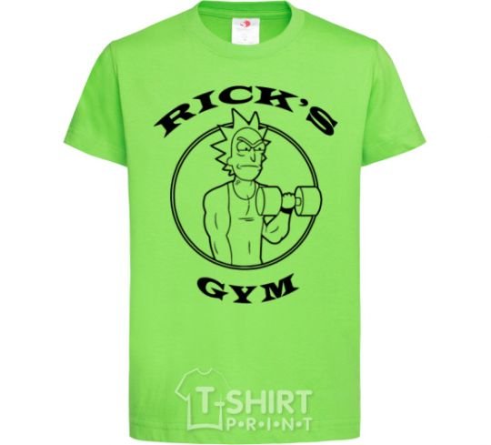 Kids T-shirt Gym rick orchid-green фото