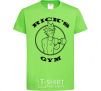 Kids T-shirt Gym rick orchid-green фото