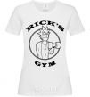 Женская футболка Gym rick Белый фото