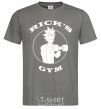 Men's T-Shirt Gym rick dark-grey фото