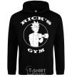 Мужская толстовка (худи) Gym rick Черный фото