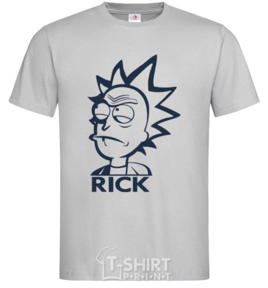 Men's T-Shirt RICK grey фото