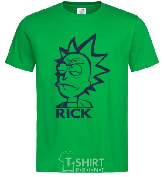 Мужская футболка RICK Зеленый фото
