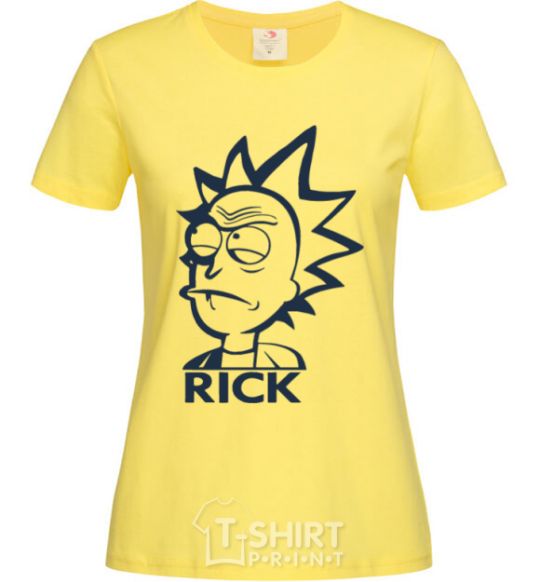 Women's T-shirt RICK cornsilk фото