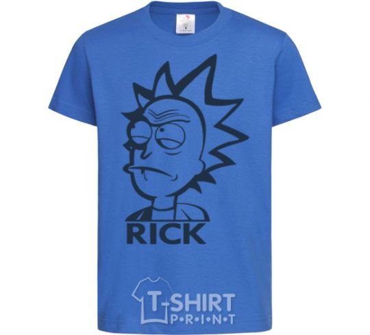 Kids T-shirt RICK royal-blue фото