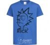 Kids T-shirt RICK royal-blue фото