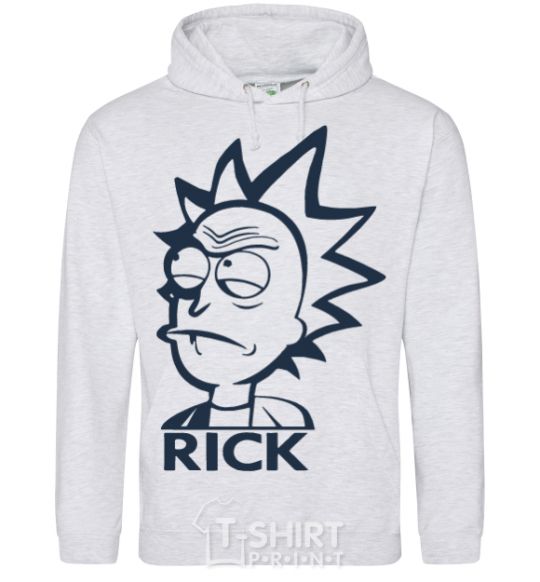 Men`s hoodie RICK sport-grey фото