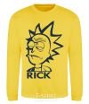 Sweatshirt RICK yellow фото