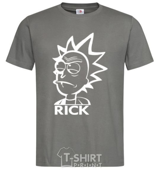 Мужская футболка RICK Графит фото