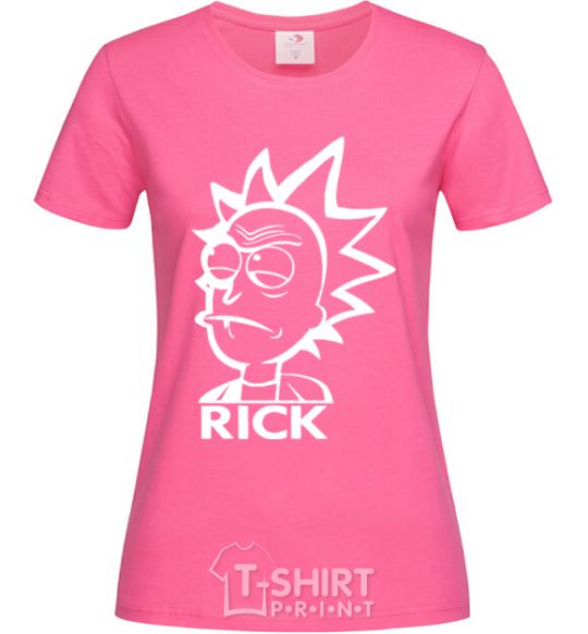 Women's T-shirt RICK heliconia фото