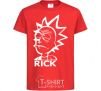 Kids T-shirt RICK red фото