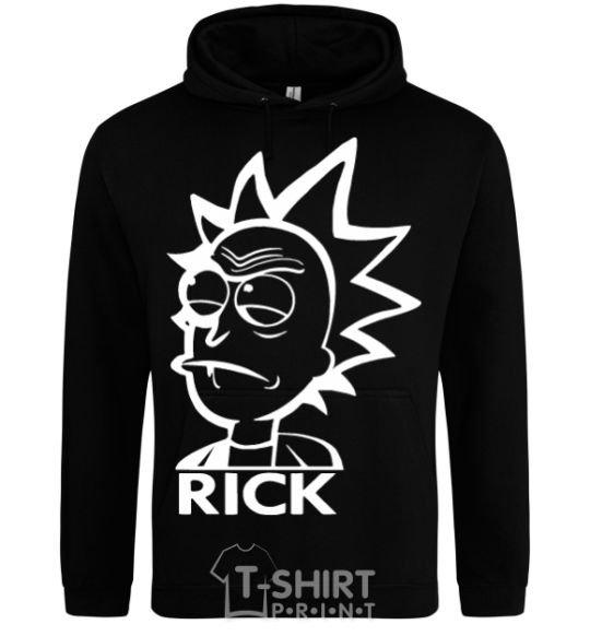 Men`s hoodie RICK black фото