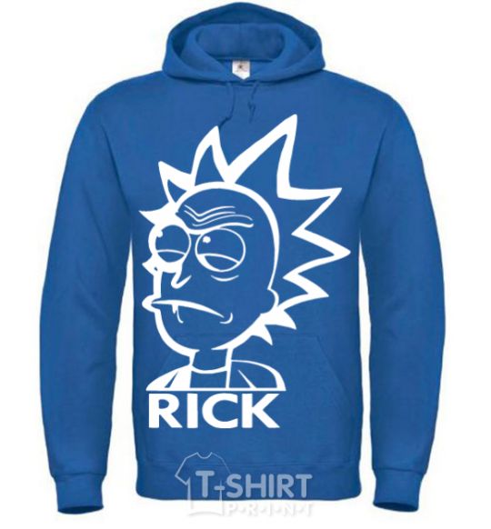 Men`s hoodie RICK royal фото