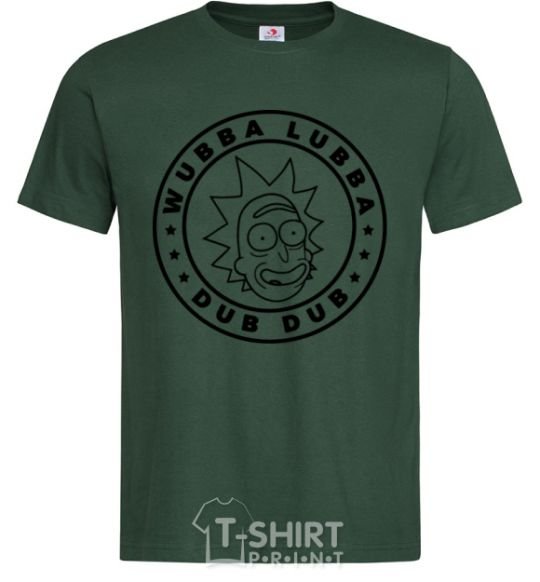 Men's T-Shirt Wobba Dubba bottle-green фото