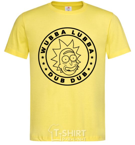 Мужская футболка Wobba Dubba Лимонный фото