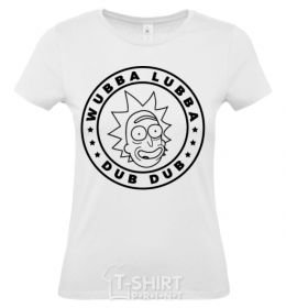 Women's T-shirt Wobba Dubba White фото