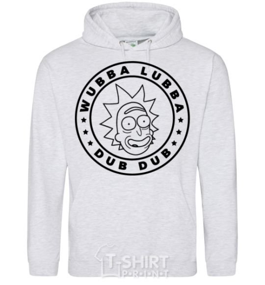 Men`s hoodie Wobba Dubba sport-grey фото