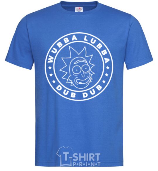 Мужская футболка Wobba Dubba Ярко-синий фото