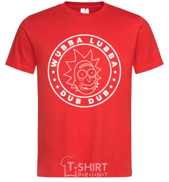 Men's T-Shirt Wobba Dubba red фото