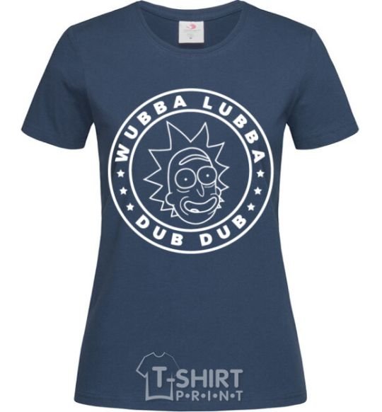 Женская футболка Wobba Dubba Темно-синий фото