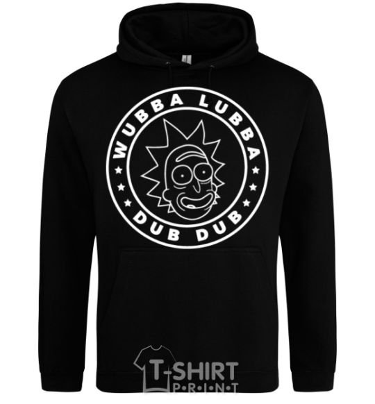 Men`s hoodie Wobba Dubba black фото