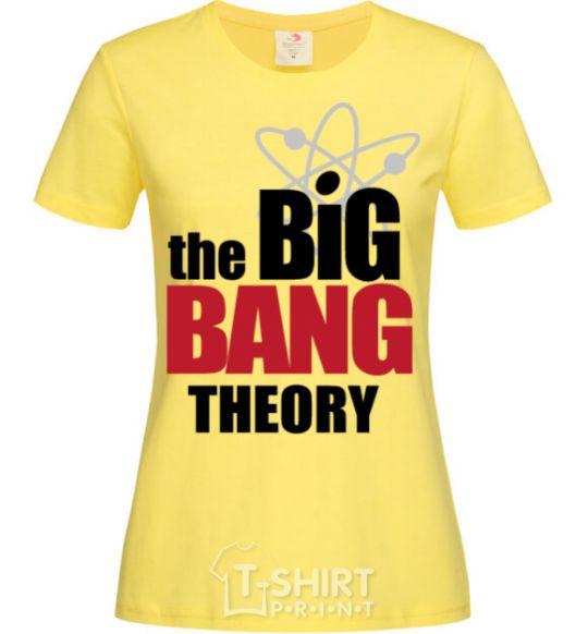 Women's T-shirt The Big Bang Theory V.1 cornsilk фото