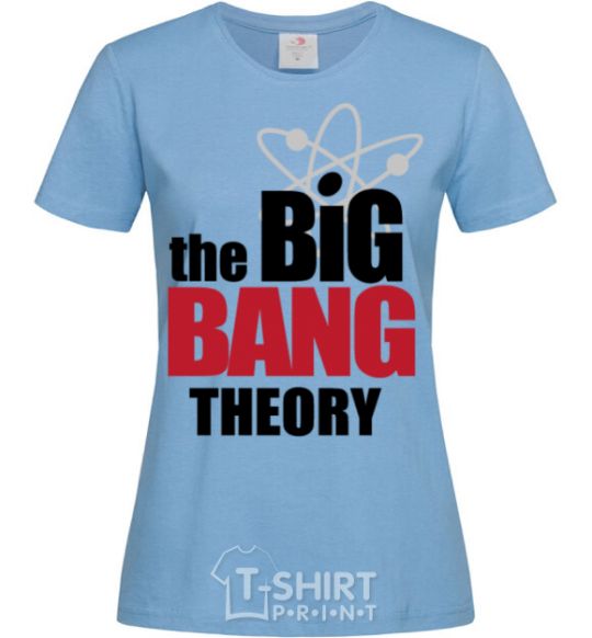 Women's T-shirt The Big Bang Theory V.1 sky-blue фото