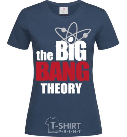 Women's T-shirt The Big Bang Theory V.1 navy-blue фото