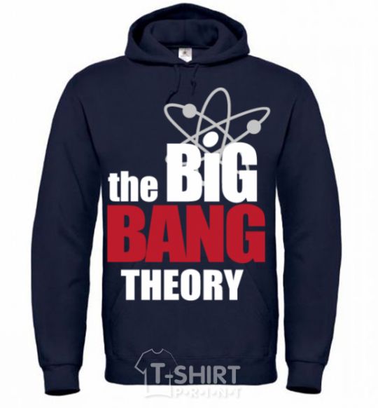 Men`s hoodie The Big Bang Theory V.1 navy-blue фото