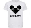 Kids T-shirt skate one love White фото