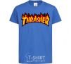 Детская футболка Thrasher Ярко-синий фото