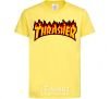 Kids T-shirt Thrasher cornsilk фото