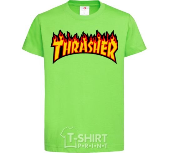 Детская футболка Thrasher Лаймовый фото