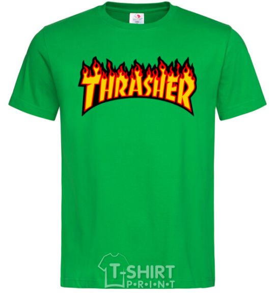 Мужская футболка Thrasher Зеленый фото