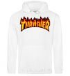 Men`s hoodie Thrasher White фото