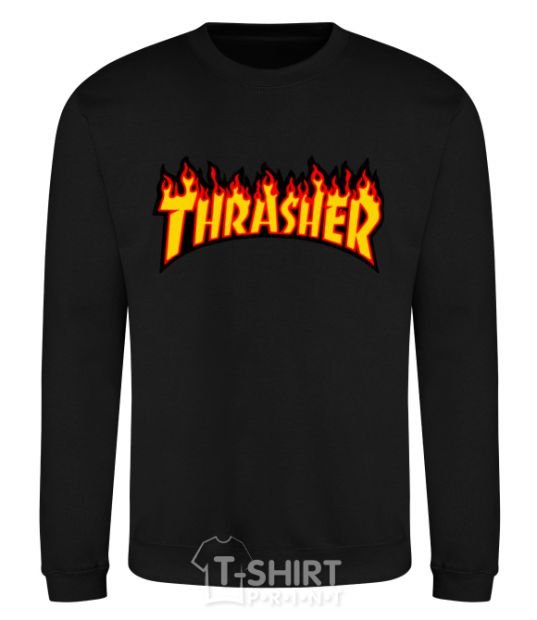 Sweatshirt Thrasher black фото