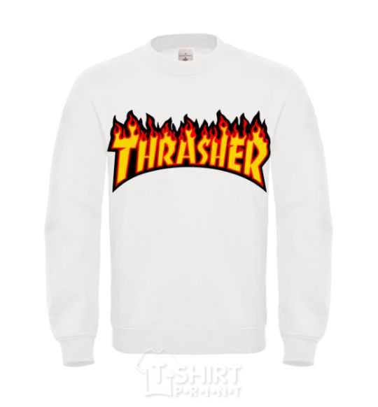 Sweatshirt Thrasher White фото