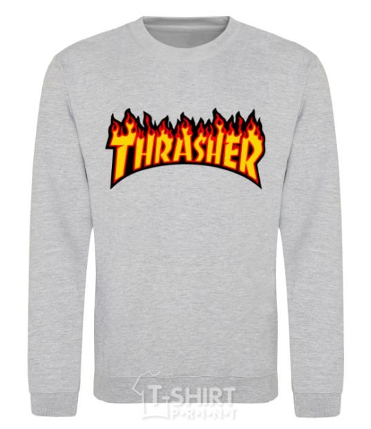 Sweatshirt Thrasher sport-grey фото