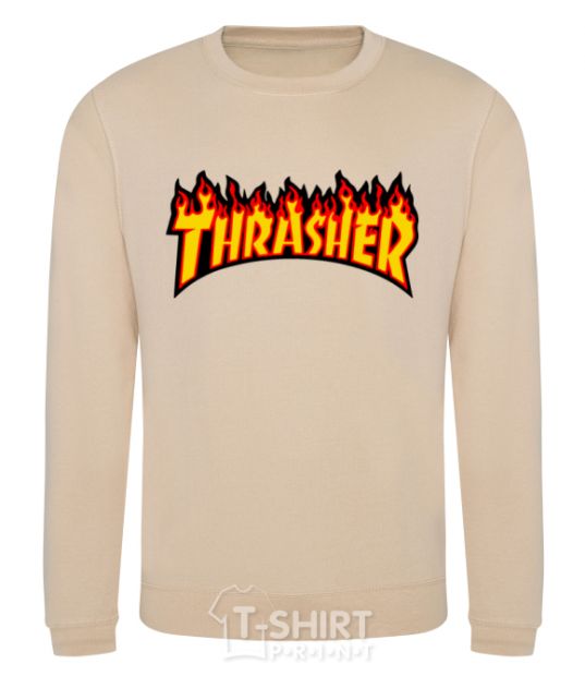 Свитшот Thrasher Песочный фото