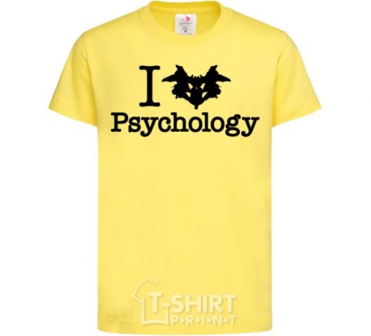 Kids T-shirt Рsychology cornsilk фото