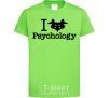 Детская футболка Рsychology Лаймовый фото