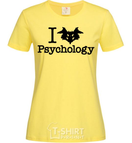 Women's T-shirt Рsychology cornsilk фото