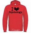 Men`s hoodie Рsychology bright-red фото