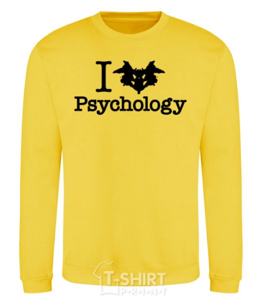 Sweatshirt Рsychology yellow фото