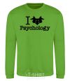 Sweatshirt Рsychology orchid-green фото