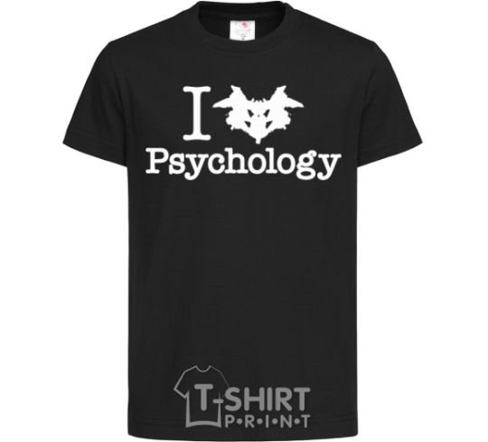 Kids T-shirt Рsychology black фото