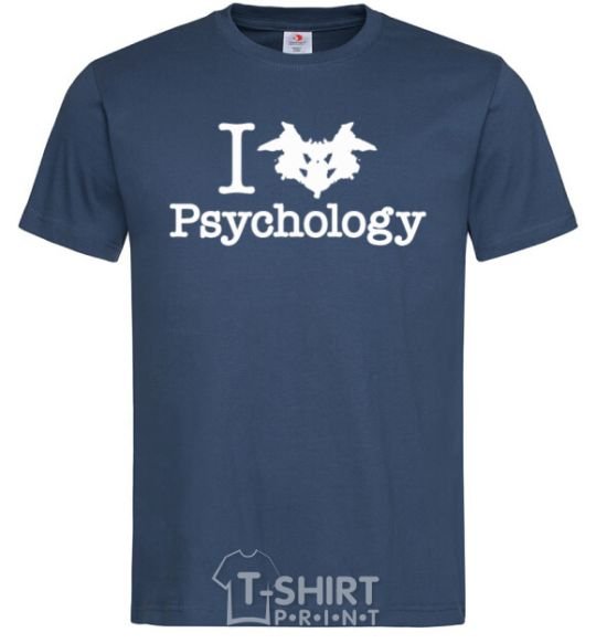 Men's T-Shirt Рsychology navy-blue фото