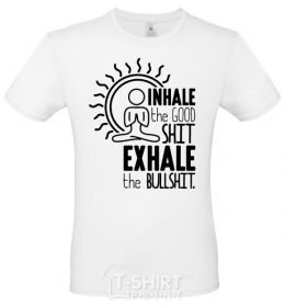 Men's T-Shirt inhalec the good shit White фото