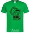 Men's T-Shirt inhalec the good shit kelly-green фото