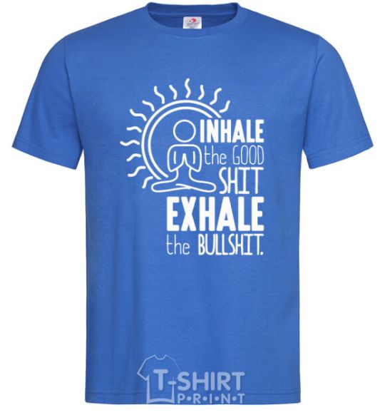 Men's T-Shirt inhalec the good shit royal-blue фото